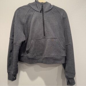 lululemon athletica Charcoal Half-Zip Hoodie